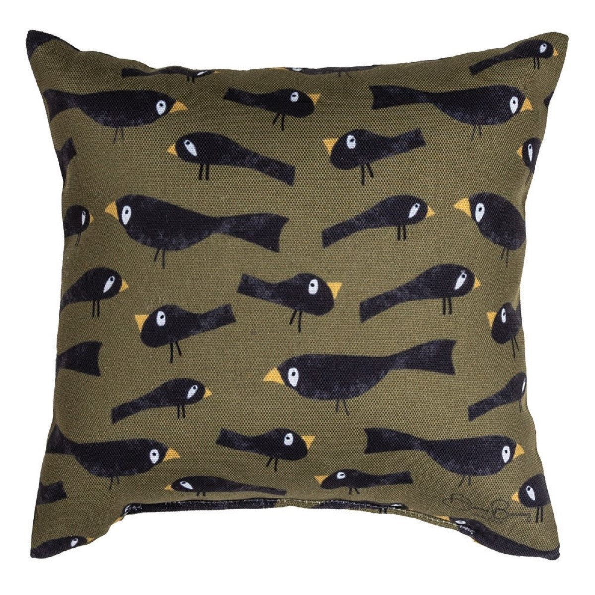 Pumpkin Spice Crows Pillow By Manual Woodworkers & Weavers Pumpkin Spice Crows Pillow By Manual Woodworkers & Weavers